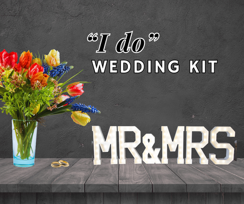 "I Do" Wedding Candle Kit
